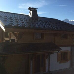 Vue arrière du Chalet familial à Saint-Gervais-les-Bains