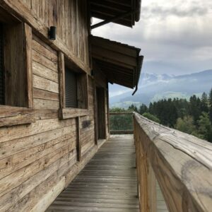 Balcon du Chalet moderne à Combloux