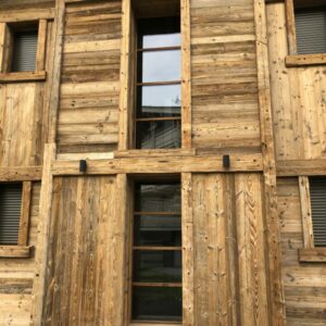 Vue extérieure du Chalet Traditionnel À Megève