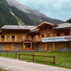 Plan du RDC des 12 logements de montagne à Pralognan-la-Vanoise