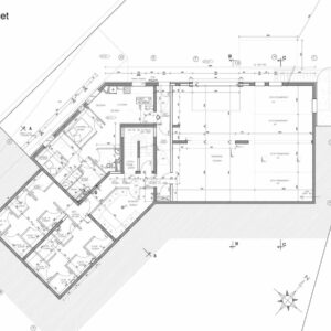 Plan du troisième étage des Plan du RDC des 12 logements de montagne à Pralognan-la-Vanoise