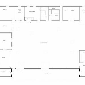 Plan du centre de tri postal à Pont-de-Beauvoisin