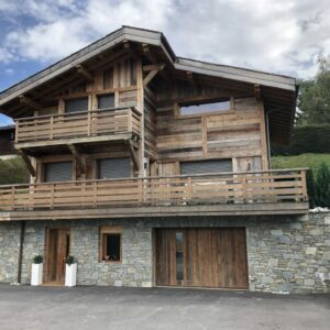 Vue extérieur du Chalet familial à Combloux