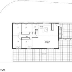 Premier étage du bâtiment d’activité artisanale à Novalaise